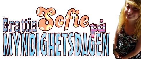 Grattis Sofie