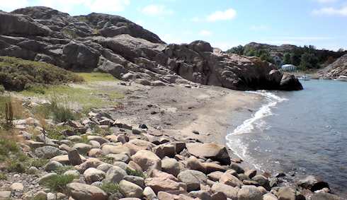 En strand nra Skalhamn