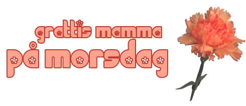 Grattis mamma på mors dag!