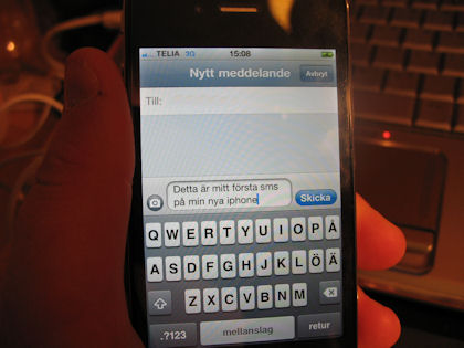 Första SMS:et