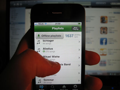 Med Spotify i mobilen är det slut på olagliga nerladdningar