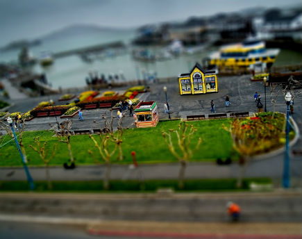 Pier 39 Gets the Tilt